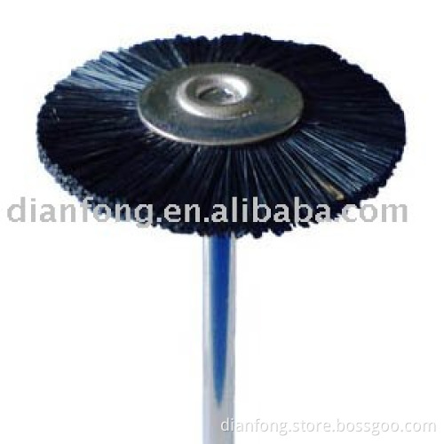 dental polishing bristle brush